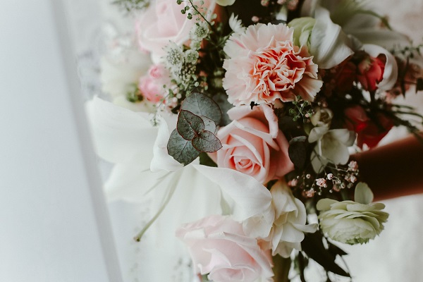 Bouquet de mariée rose